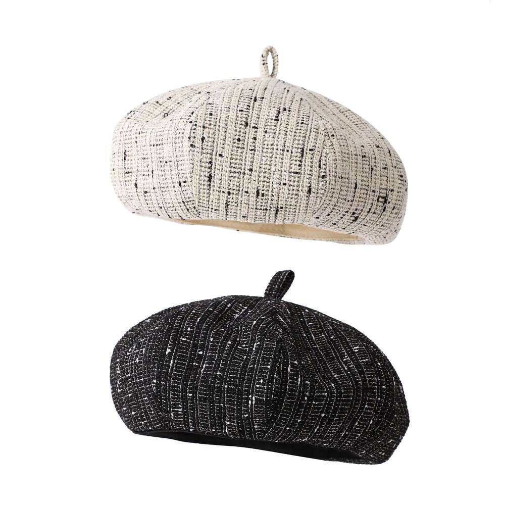 Xiaoxiang style beret female ins trendy woven autumn and winter new Korean version sweet painter hat