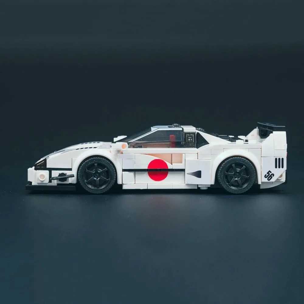 351 MOC Speed Champion DIY Walk F40 Building Blocks Splicing Assembly Model Toy Bricks Childrens Birthday Gifts W250318