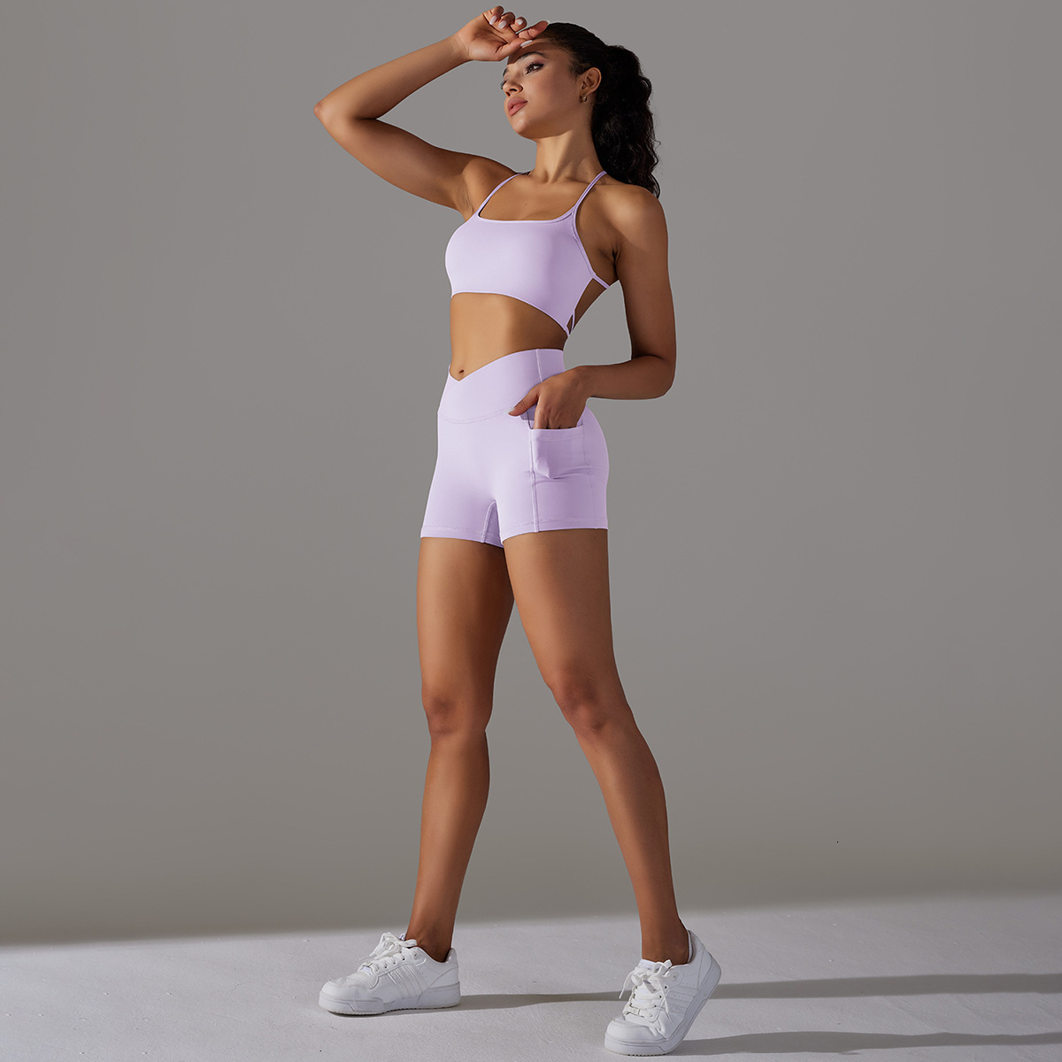 tracksuit breathable, high elasticity beautiful back, fitness top, running sports bra, yoga suit set for women leggings