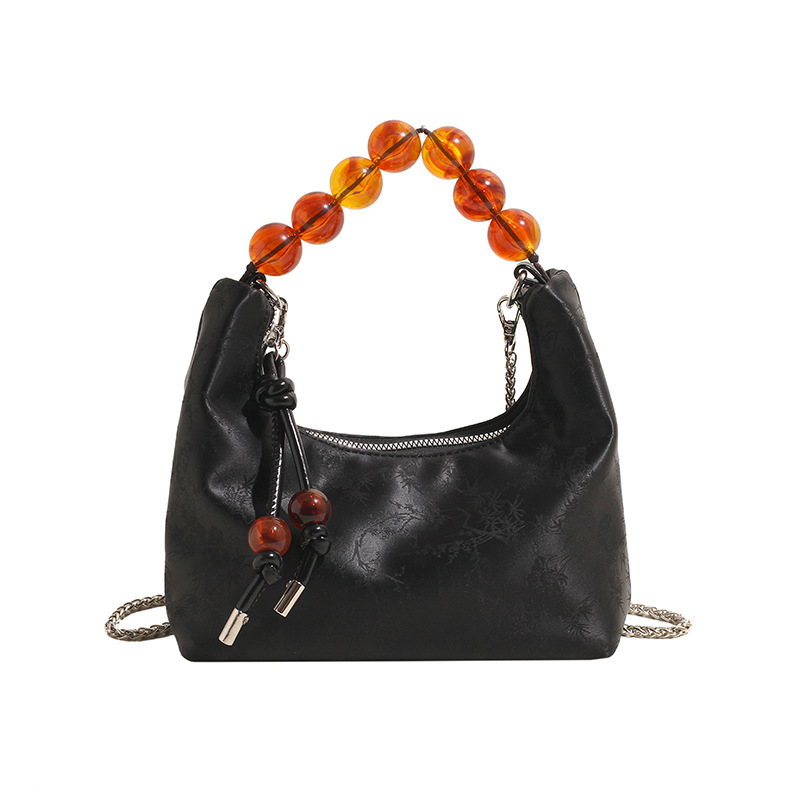 2025 Spring summer Fashion Designer Mini Cloud Bag Women s Trendy Chain Pearl Handbag Multi Functional Crossbody Bag Leisure Vacation Wallet Handbag
