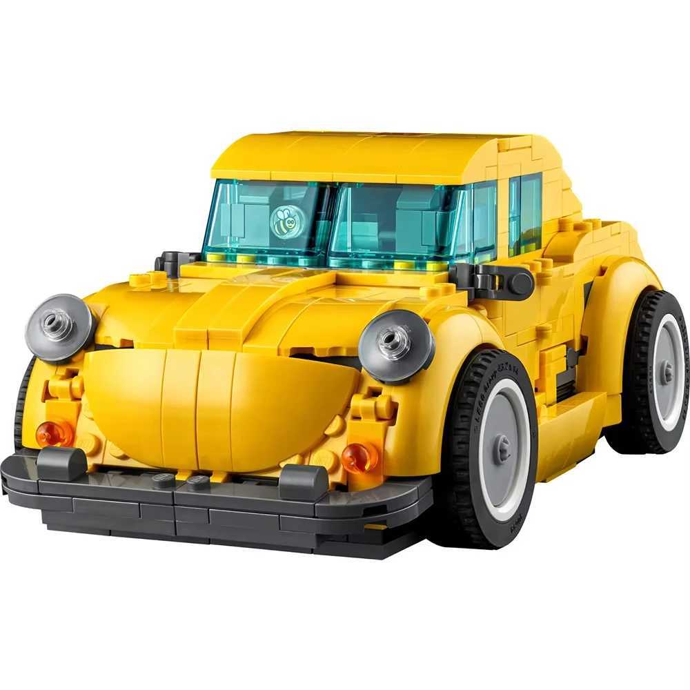 New yellow robot trucks cars toys building blocks DIY trucks modified cars childrens modified gifts W250318