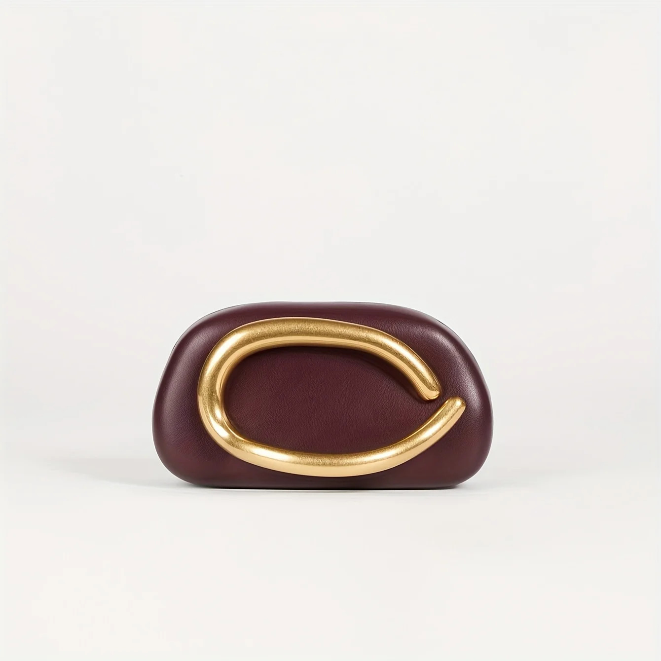 Gold Closure Box Clutch Bag women evening wedding party cute purse bag handbag winter 250318
