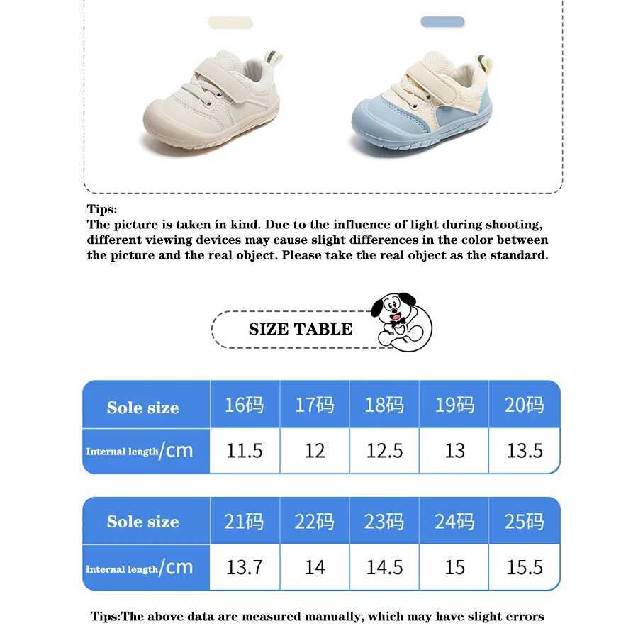 Baby walking shoes for boys and girls soft soled non slip childrens casual sports shoes mesh breathable baby shoes baby accessories W250318