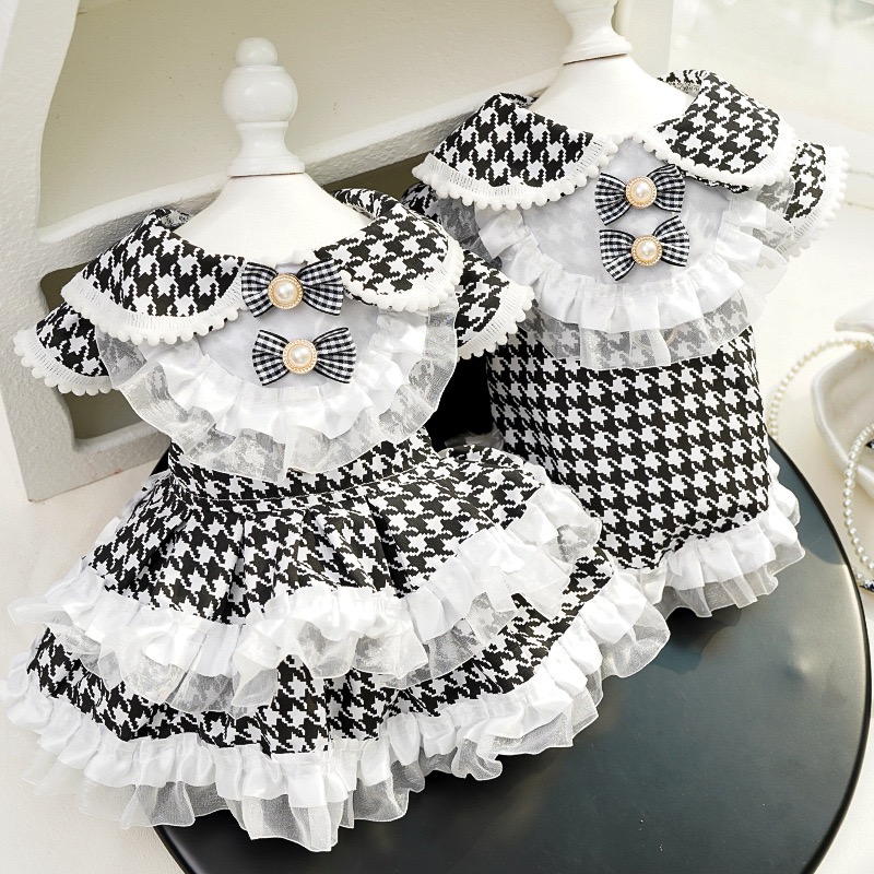 Designed for large dogs 80 pounds:Dog Dresses, for Small Dog Girl Puppy Lace Princess Dress Cat Outfit Pet Butterfly Costume for Kitten