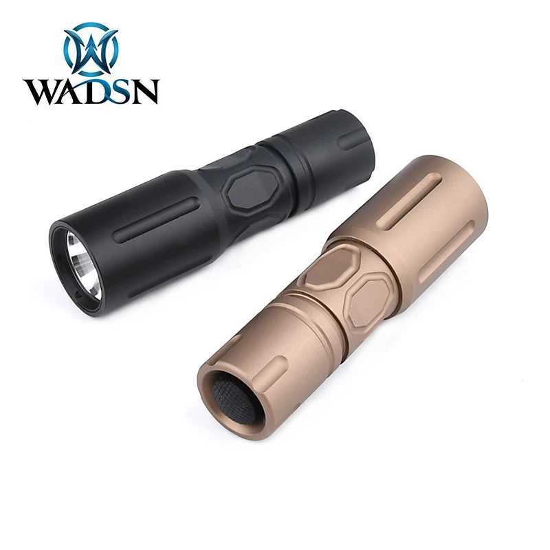 WADSN Metal Tactical PLHv2 Handheld Weapon Light 1000lm Outdoor Hunting Battle Flashlight Pistol Portable Torch Helmet Accessories X250318