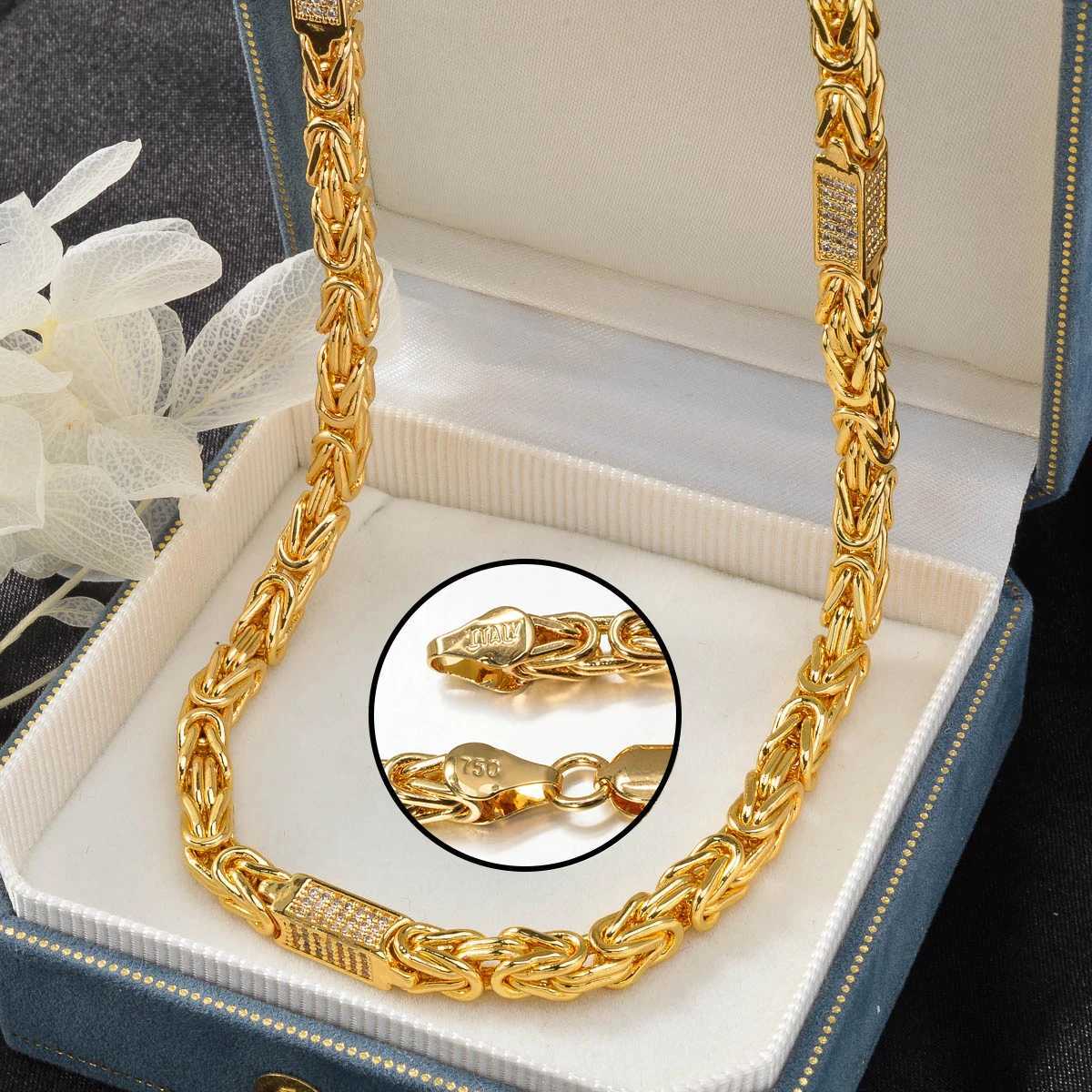 2024 New Geometric Crystal Necklace for Women Chic 18k Gold Plated Metal Choker Clavicle chain Female Exquisite Jewelry Hot Sale W250318
