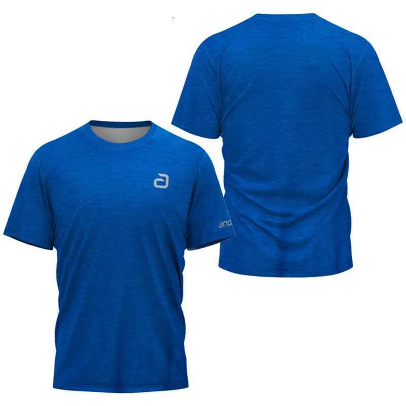 Men's short sleeved sports T-shirt with fashionable camouflage pattern, comfortable and breathable, quick drying, casual, summer