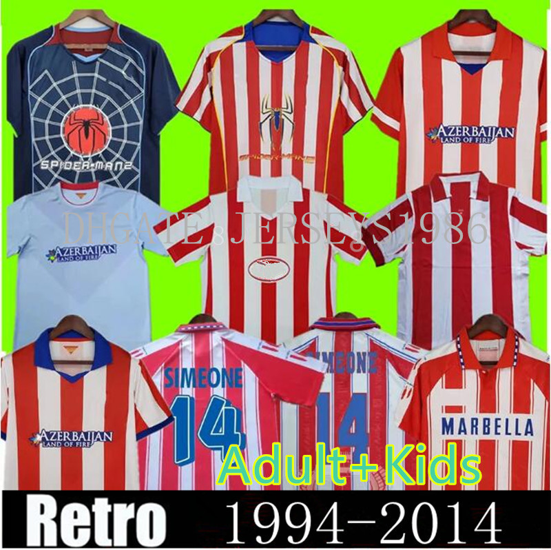 2004 2005 Retro Jerseys 2013 2004 Atletico Madrids soccer jerseys kun Aguero Griezmann MAXI F.TORRES 04 05 10 11 13 14 15 94 95 96 97 Gabi Forlan SIMAO vintage classic 66
