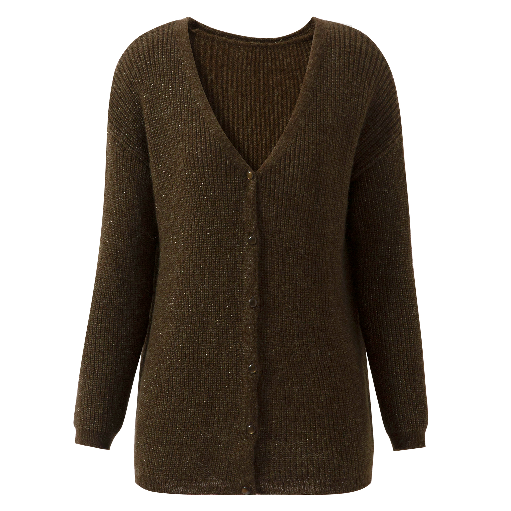 Unisex Chic Woolen V-Neck Sweater - Stylish Casual Knit Pullover for Everyday Wear