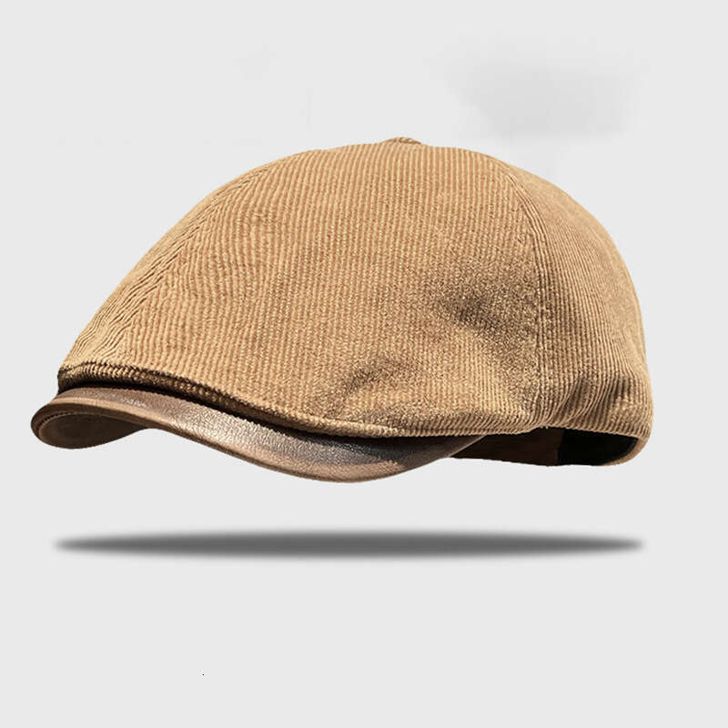 British style vintage forward for women's spring and autumn outings, small face, solid color hat