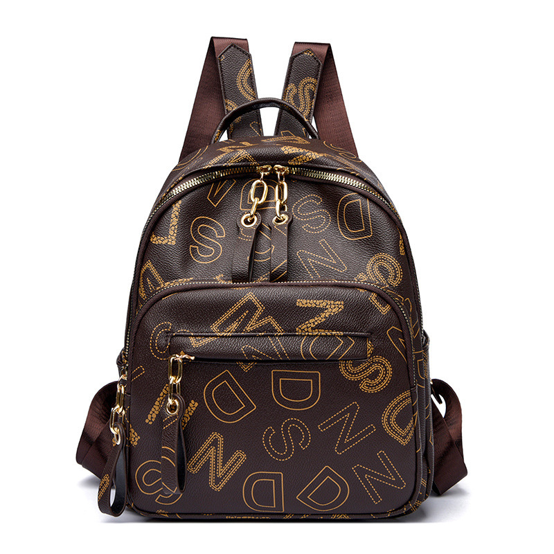 2025 Women s Printed Fashion Designer s New Multi Functional Backpack For Leisure Outdoor Travel, Large Capacity Storage Bag High Quality Mini Shoulde