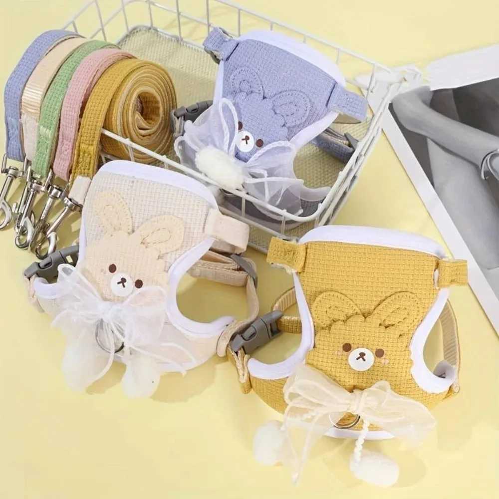 Cat and Dog Strap Vest Type Cat Strap Belt Set Adjustable Pet Strap Anti Separation Small Dog Strap Pet Outing SuppliesT250318