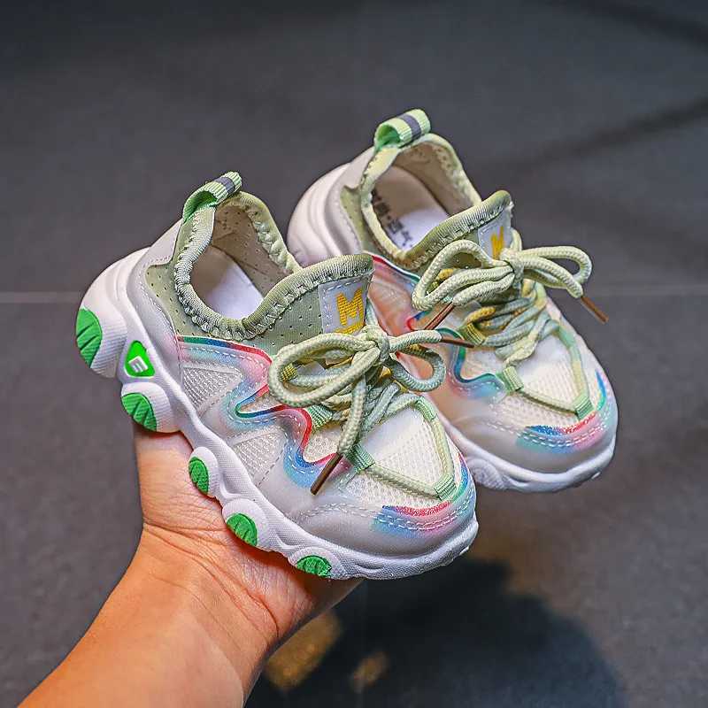 Childrens sports shoes childrens sports shoes childrens running sports shoes air mesh breathable soft fashion classic leisure new W250318