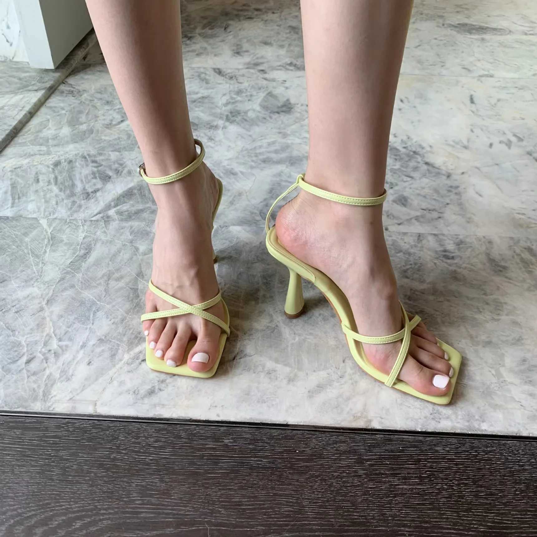 Sandals with Fi Wens Shoes 2025 Cross Shoes Set Fem Beige Med High H Luxury Outdoor Cfort Black New Middle H Y250317