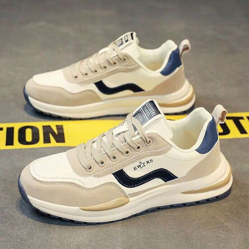 Breathable running sports and versatile casual shoes, Forrest Gump for men, 2025 spring thick soled men's dad trendy shoes