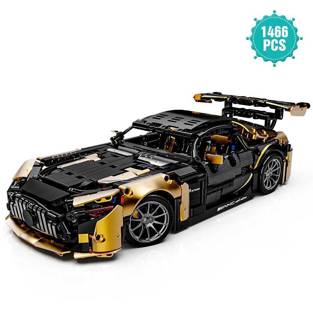 Mesiondy 1 14 MOC Building Kit Racing Model 1466Pcs Sports Car Building Blocks Toy Boy or Boy Birthday Adult Kit W250318