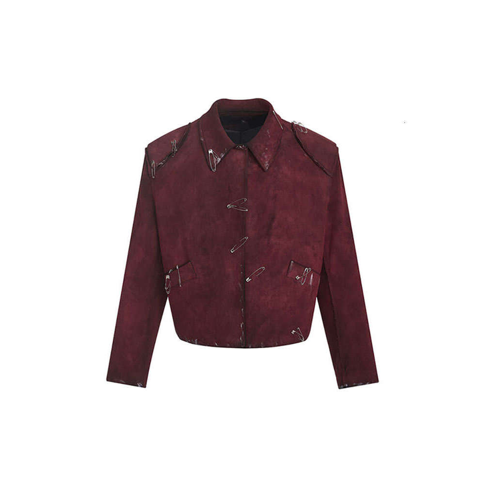 Men's coat STAR plush dirty knit men's thick cotton jacket