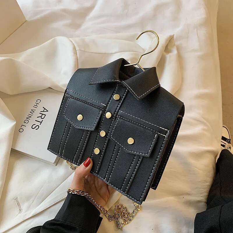 Unusual Women's 2023 Trend Leather Shoulder Ladies Personality Casual Fashion Designer Funny Chain Crossbody Bag