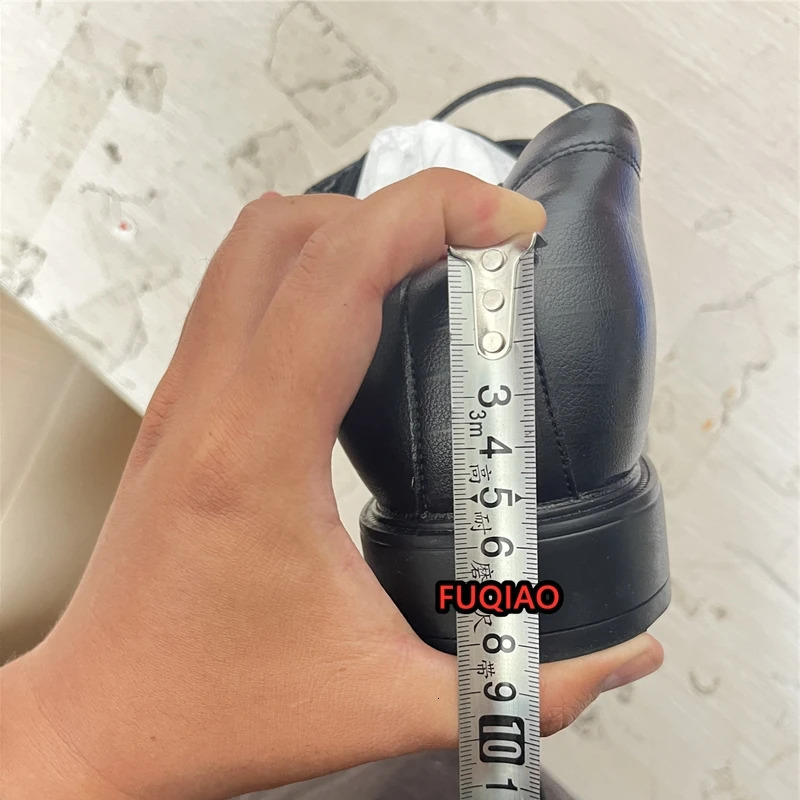 368 CM Elevator Shoes Men Dress Shoes Black Soft Leather Men Heighten Formal Shoes Casual Business Men Oxfords Suit Shoes 250314