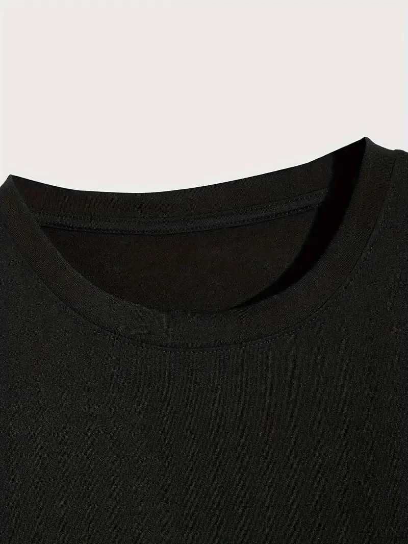 Oversized printed pure cotton T-shirt for summer comfort breathability elastic sleeves fashionable casual sports T-shirtT250318