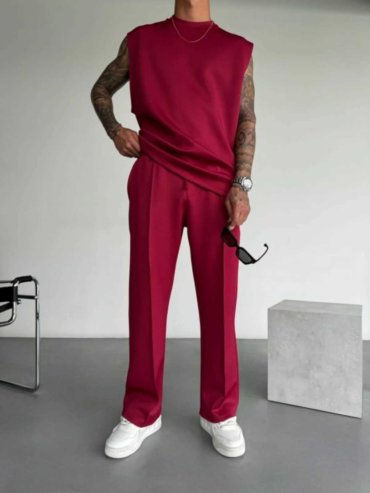 Mens Spring/Summer Business Fashion Colorful Pocket Casual Pants Suitable for Travel Shopping Casual Pants W250318