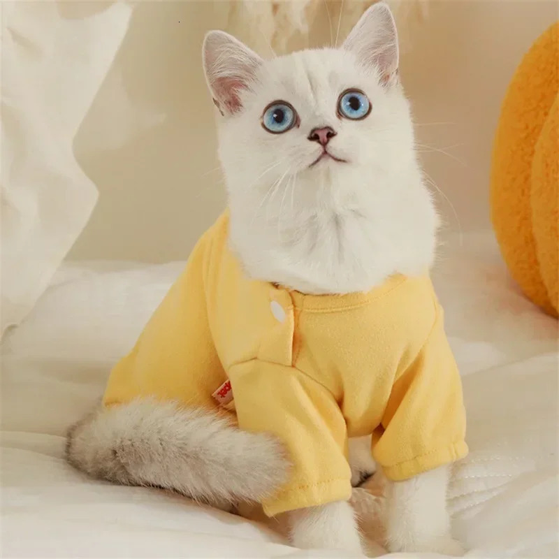 Pet cats wear cotton clothes used for small dog disinfection jumpsuit anti licking surgery recovery care set puppy and kitten 250318
