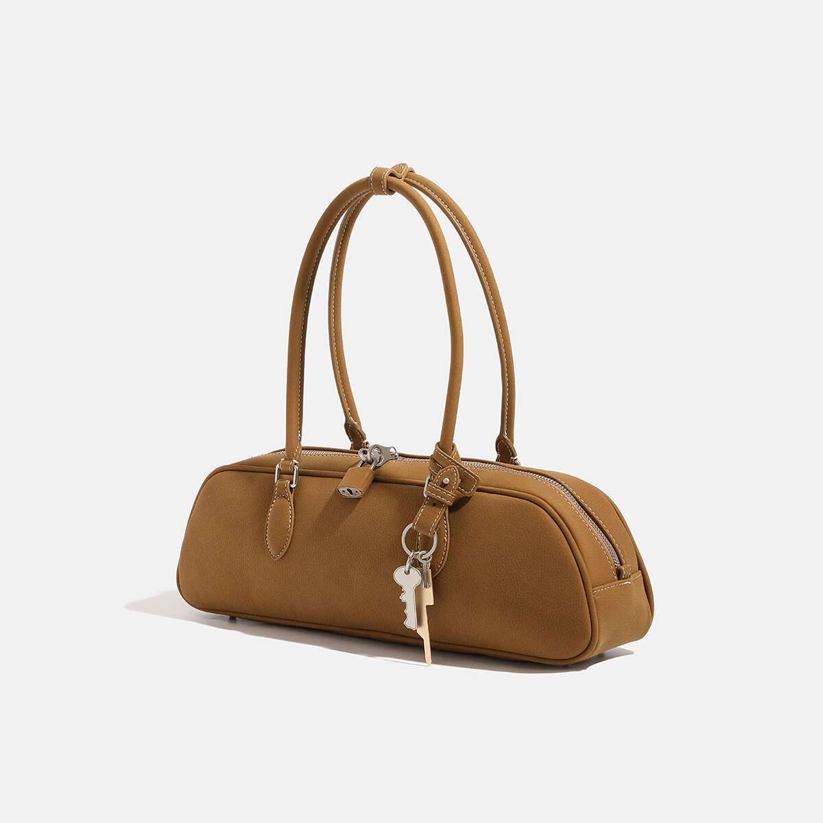 Faux Suede Large Capacity Key Decoration Bags For Women Designer Handbag And Purse 2025 New In Vintage Underarm Shoulder