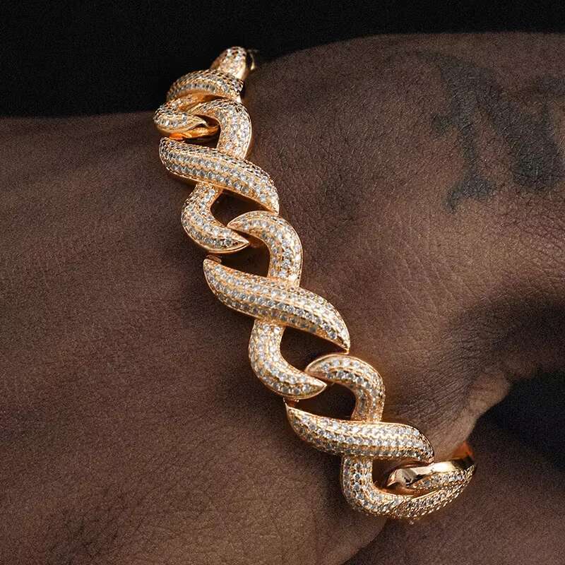 Personalized Hip Hop Boutique Cuban Jewelry Bracelet