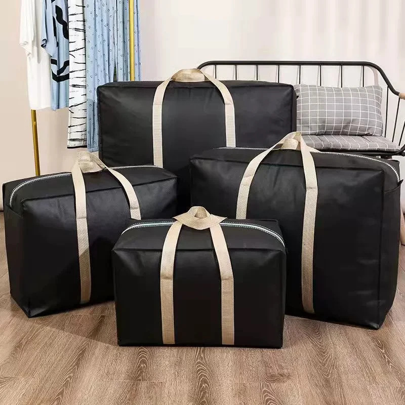 Extra Large Waterproof Moving Luggage Bags Laundry Shopping Bag Home Storage Packing Tool Foldable Large Capacity Quilt Storage 250317