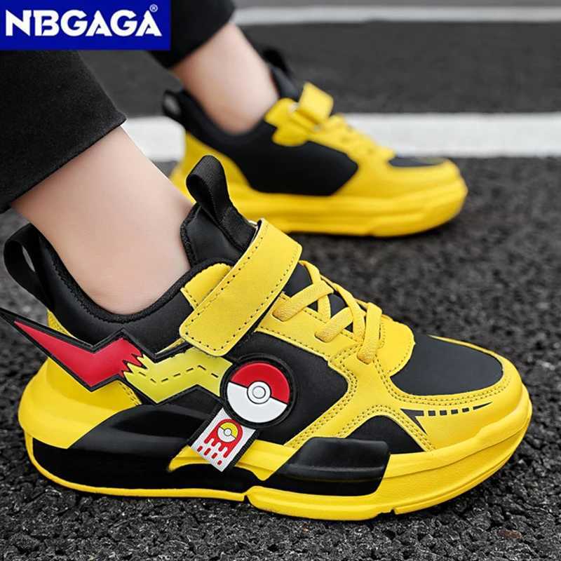 Four season sports childrens sports shoes outdoor boys classic running shoes Pu leather childrens walking shoes casual W250318