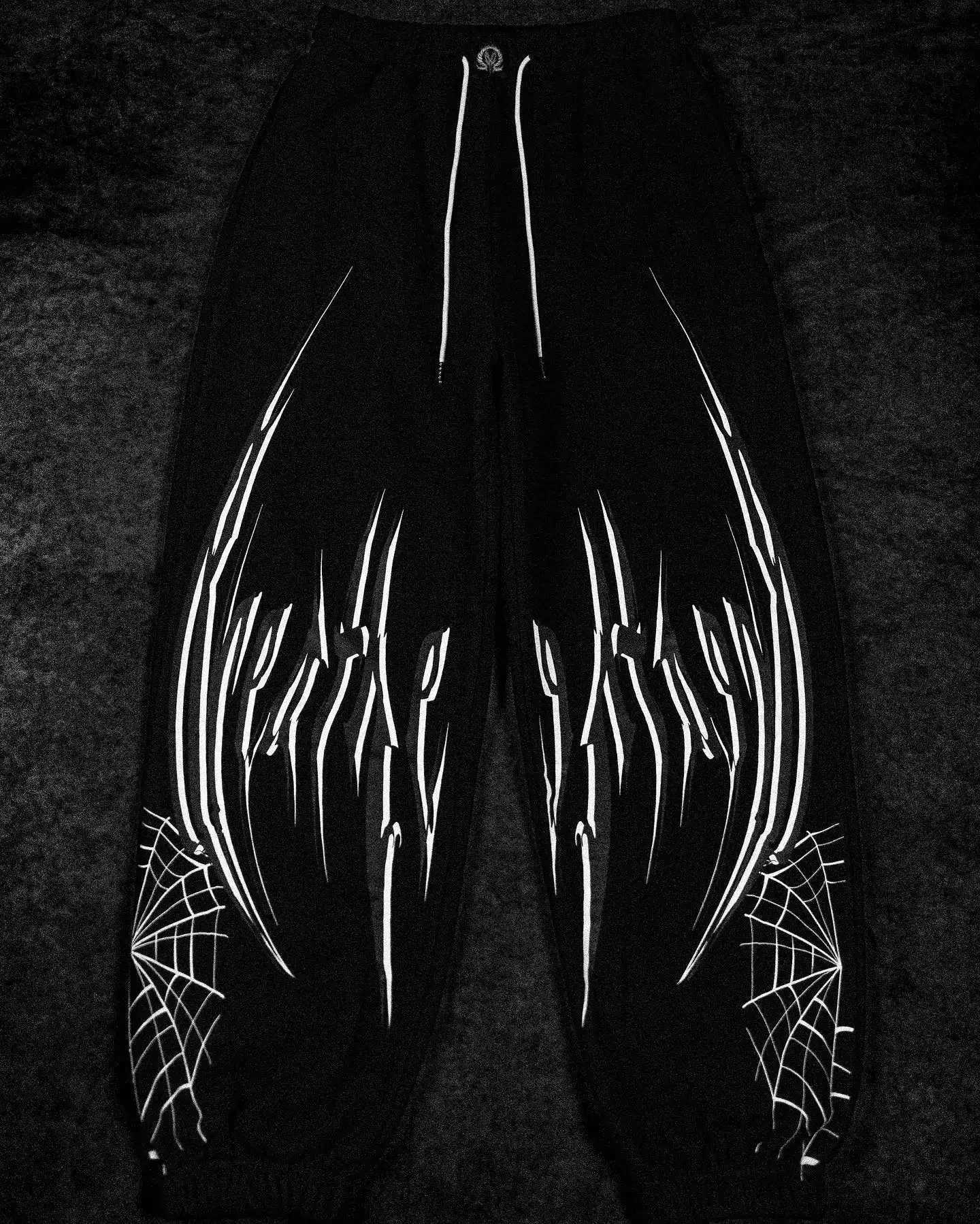 Breathedivity Gothic Sweatpants Style Harajuku streetwear dark casual loose Trouser fashionable hip-hop pants W250318