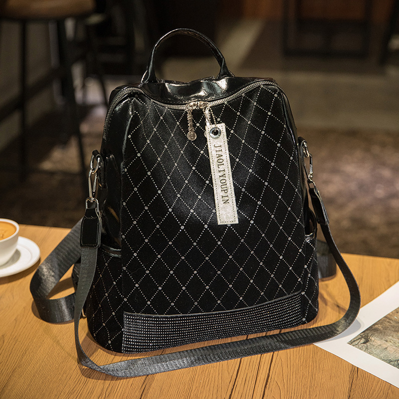 2025 New Fashion Designer Women s Backpack Trendy Shiny Storage Bag Handbag Outdoor Leisure Sports Backpack