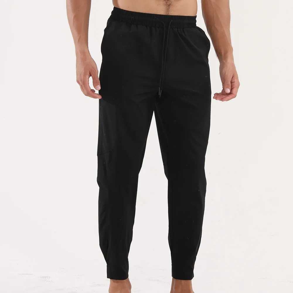 2024 Outdoor Pants Men Quick Dry Running Hiking Pants Elastic Lightweight Yoga Fitness Exercise Sweatpants Joggers W250318