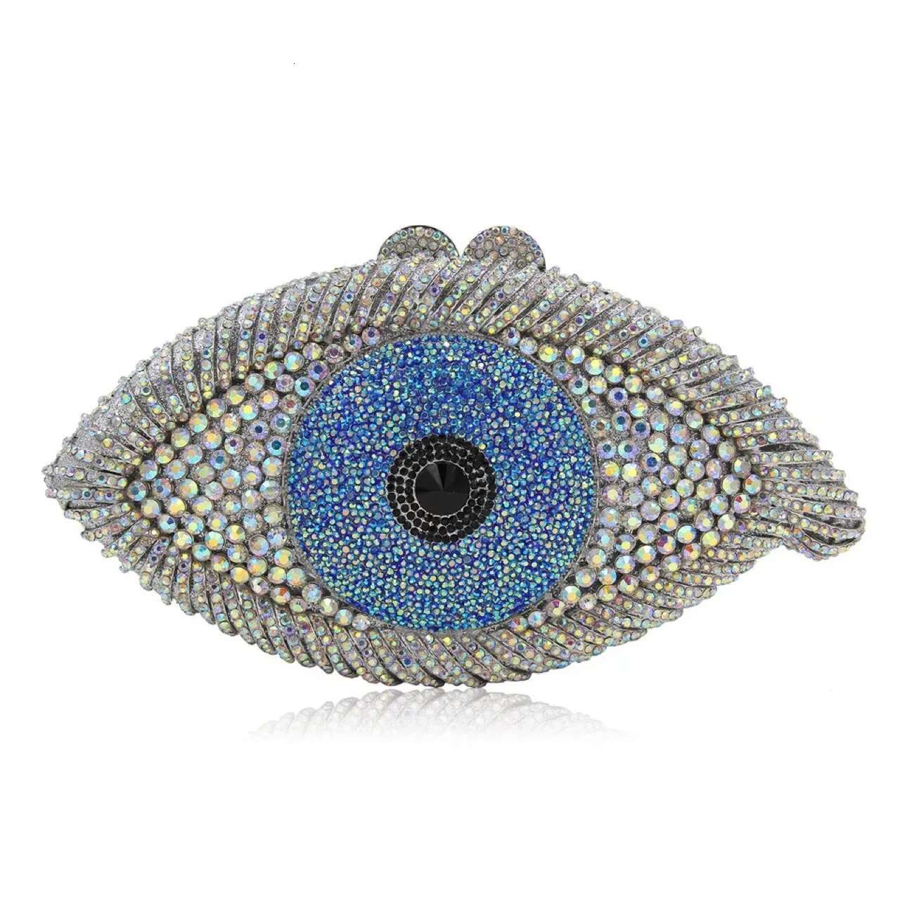 Lady Eye Rhies Day Clutches Dia Wedding Clutch Purse New Crystals Dinner Handbags Designer Party Minaudere Bags
