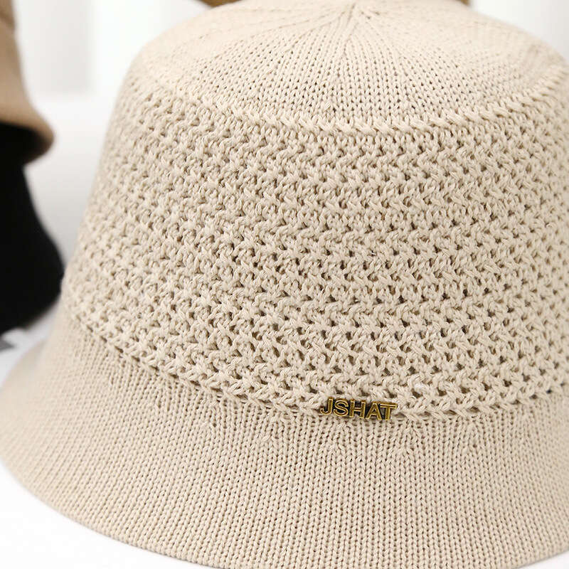 2024 autumn and winter new Japanese paper sunshade hat with hollowed out breathable fisherman casual basin hat, UV resistant