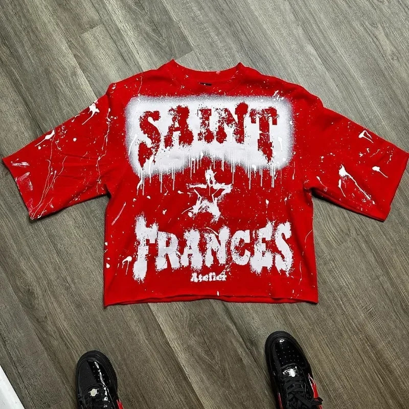Y2k Style Fashion T Shirt Harajuku Streetwear Trend Pattern Printing Casual Loose Men Women Clothes O-Neck Sweatshirt Oversized 250318
