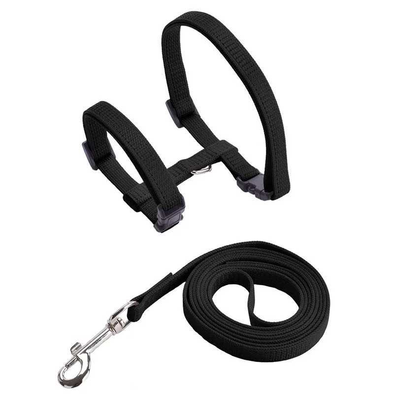 Fireproof cat harness and belt set adjustable cat harness nylon collar lightweight walking cat harness suitable for small dogsT250318