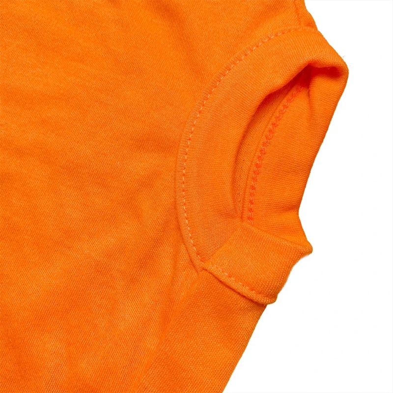 Imitation Design Dog T shirt Printing H Pets Shirt Lightweight Skin Friendly Dog Clothes Sleeveless Yellow Dog Tee Shirts Machine Washable Shirts for 