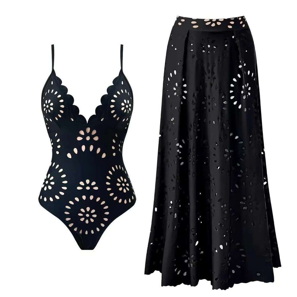 2024 New Sexy Ruffle Bikini Set Brazilian Printed Bikini Women's Swimsuit Skirt Swimsuit Girls Summer Beach Wear