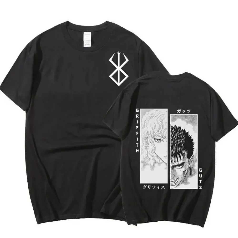 Anime Fury Summer Mens T-shirt Womens Cotton Ultra fine Short Sleeve T-shirt Printed T-shirt Top 2024 T-shirt Trend Fan ClothingT250318