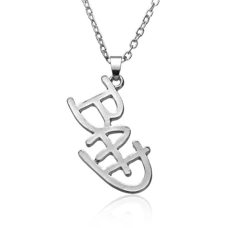 Singer Michael Jackson Bad Necklace Rock Eternal Classic MJ Pendant Hot Charm Punk Jewelry W250318