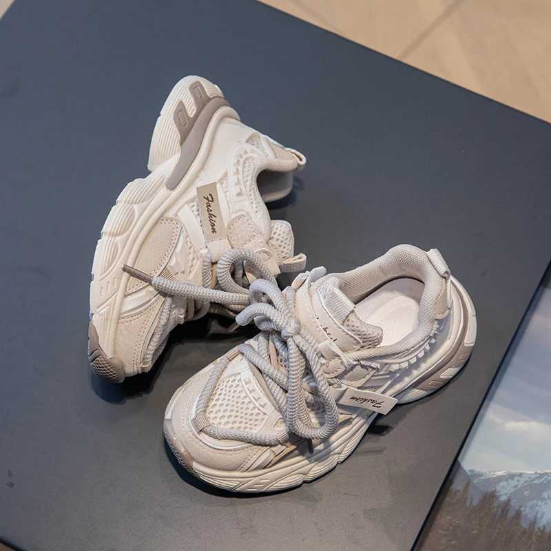 Childrens sports shoes childrens sports shoes childrens casual shoes air mesh breathable fashion school running shoes new softXJ250318