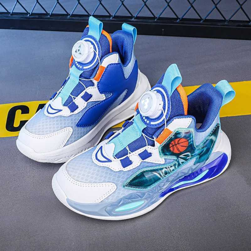 New leather childrens outdoor running shoes boys shoes sports shoes fashionable and casual walking shoes non slip basketball shoes for studentsXJ25031