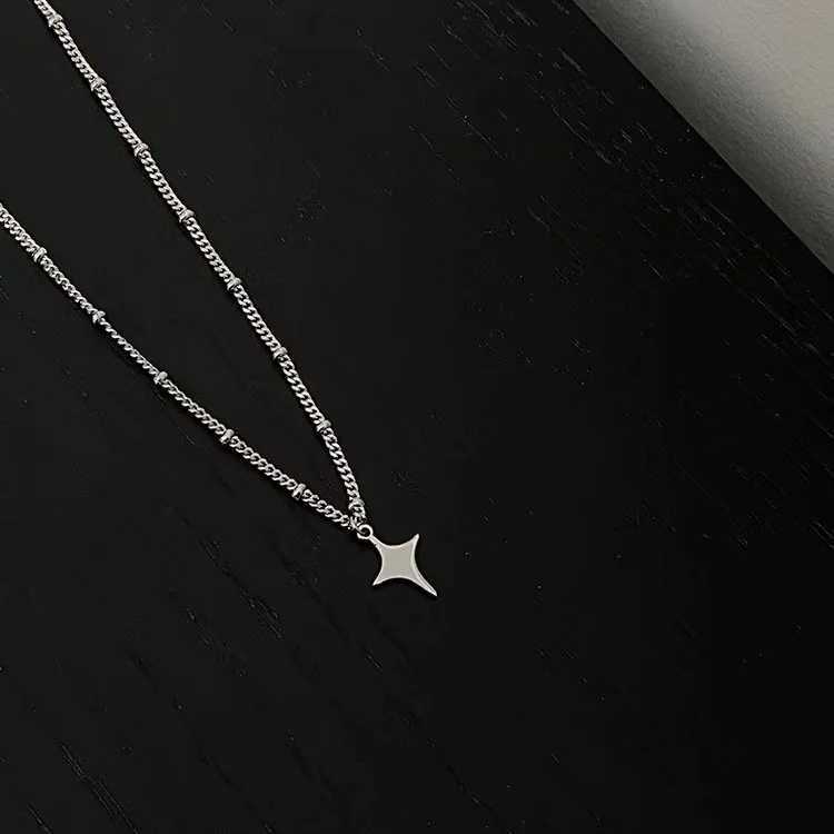 Simple Fashion Star Hollow Necklace Pendant Necklace Jewelry Accessories Womens Fashion Party Necklace W250318