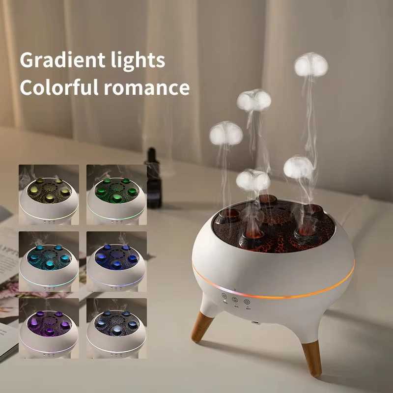 Flame Aromatherapy Essential Oil Diffusers 250MLAir Diffuser/Humidifier for Home BedroomLarge RoomC250318