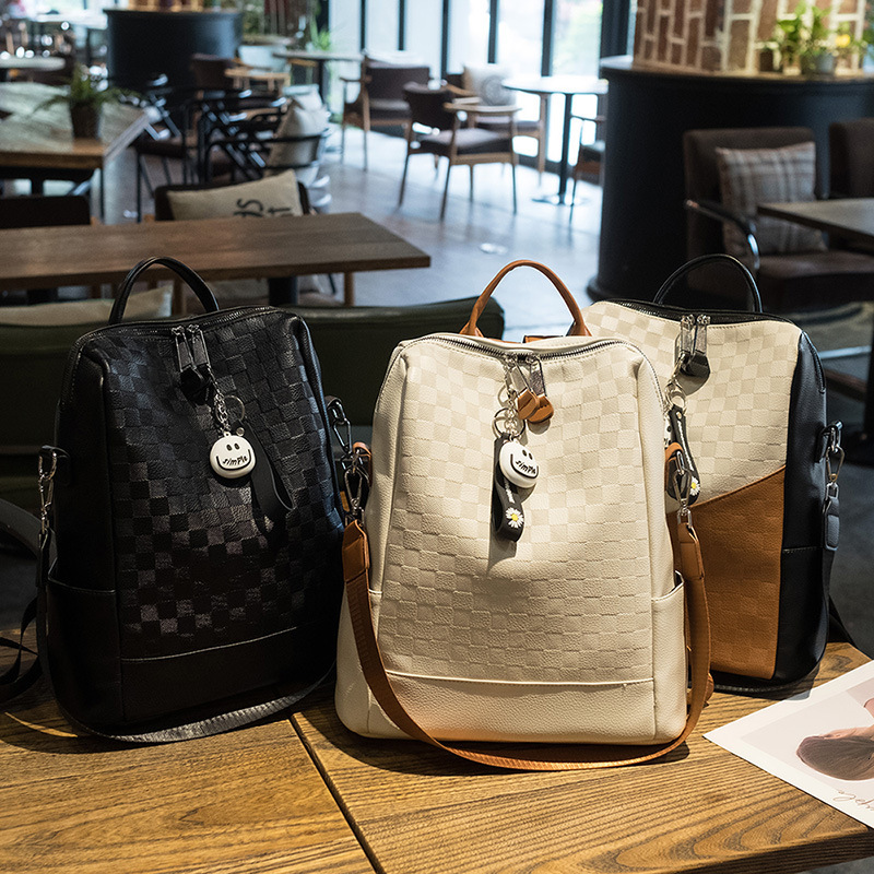 2025 New Couple Backpack High End Light Luxury Quality Multi Functional Leisure Fashion Designer Women S Shoulder Bag Outdoor Leisure Wallet Cosmetics