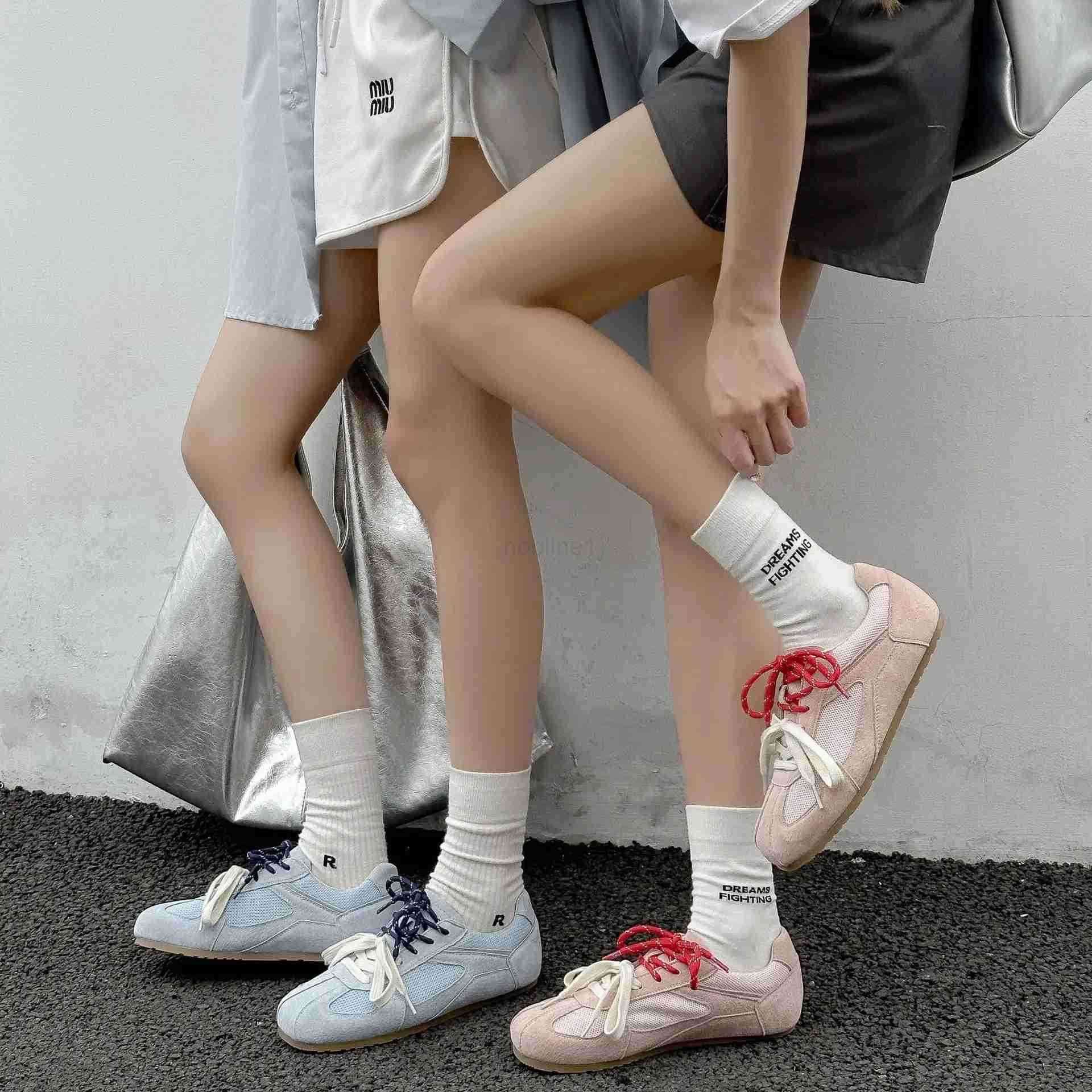 Tennis Lace-Up Hike Shoes Sneakers Cross-tied Cfort Casual Flats Shoes Wan High Quality Sport Shoes Fem Sneakers Z250318