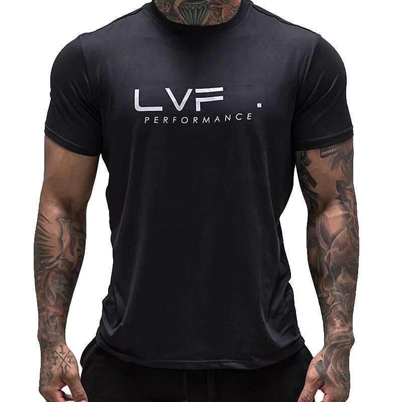 Men's Summer Gym Cotton Running T Fiess Tee Casual Short Sleeve T Shirt Training Sports Clothing Male Lightweight Tops
