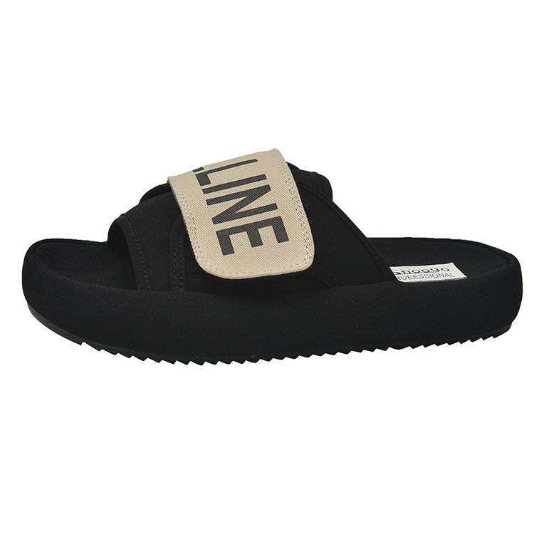 Korean version women's thick-soled one-word slippers new summer 2025 style soft sole with a feeling like stepping on poop non-slip beach sandals