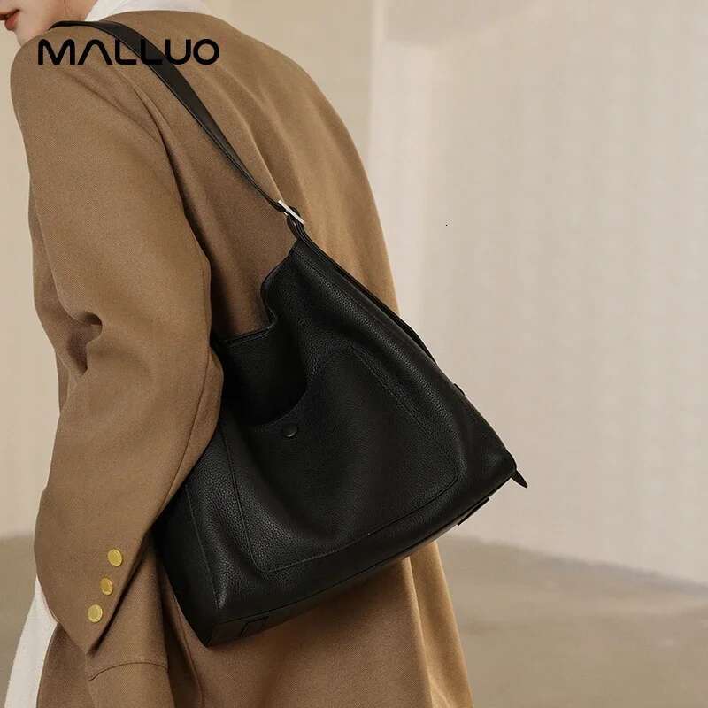 Women's Cowhide Genuine Leather Shoulder Bags Female Fashion Designer Crossbody Bag Ladies Minimalist Handbag For Work
